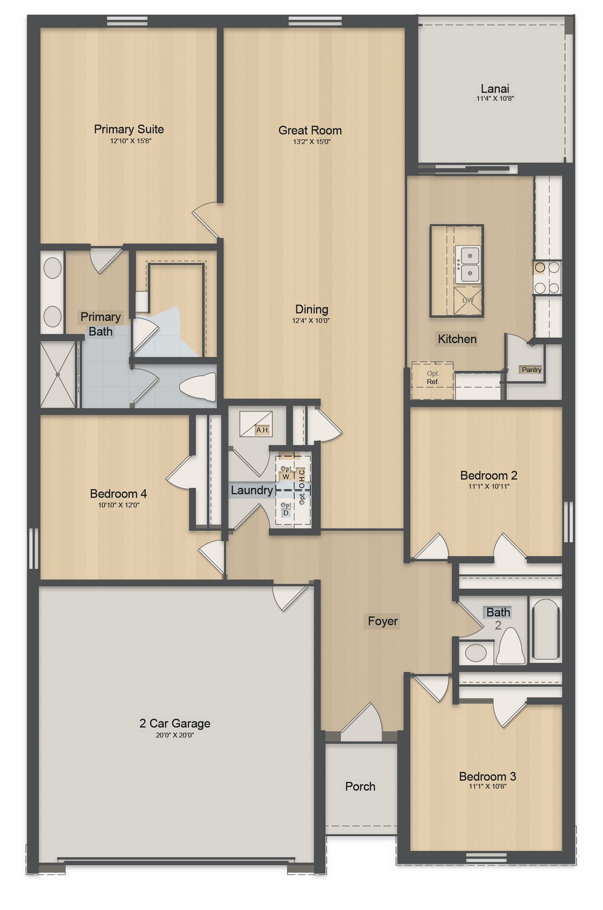 Planta Goldfinch · 1º andar