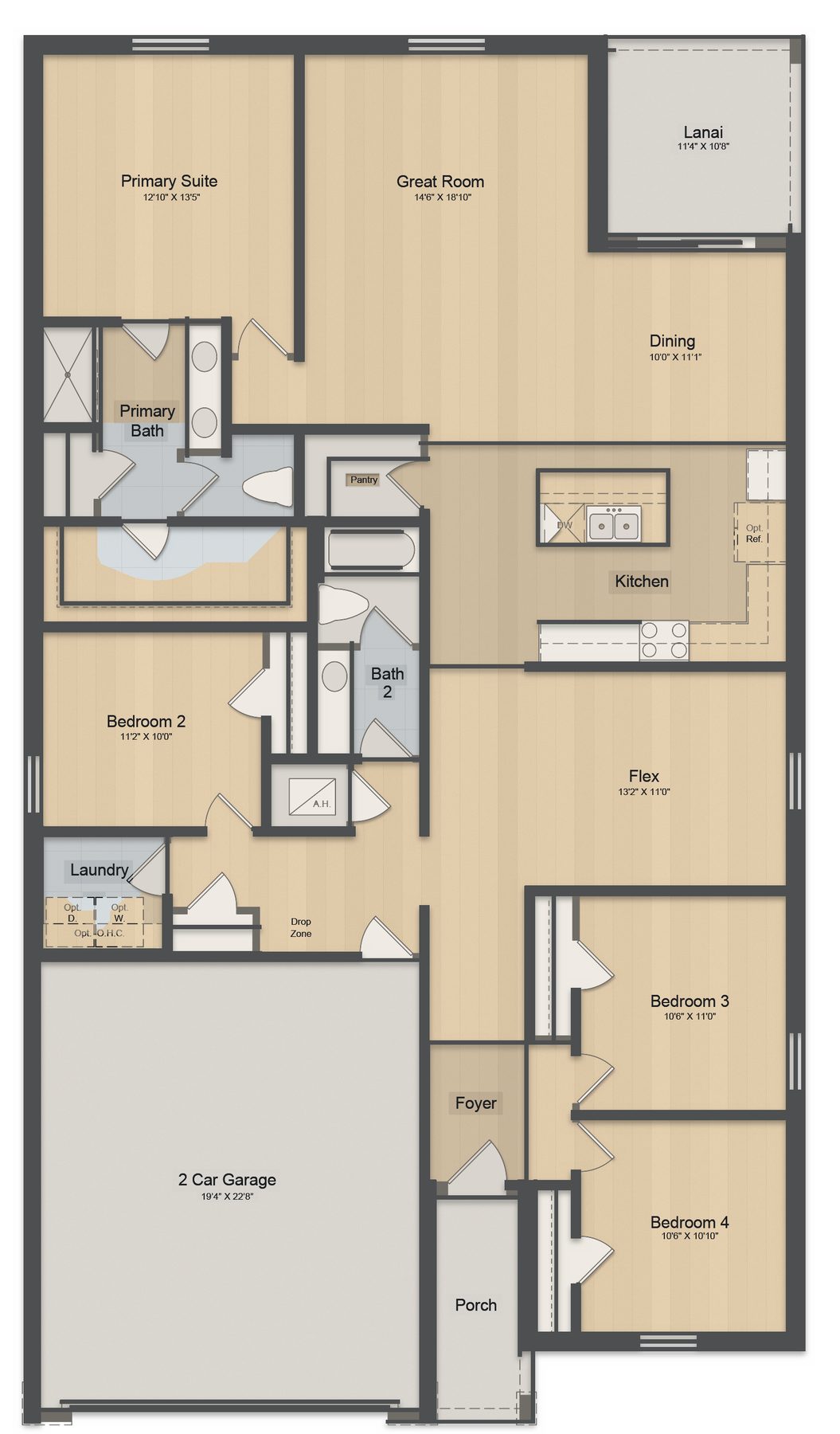 Planta Hawk · 1º andar