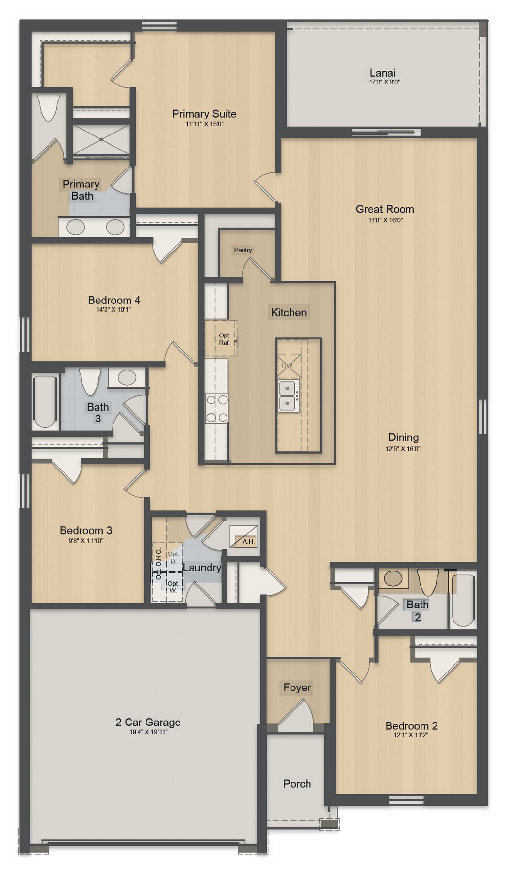 Planta Hummingbird · 1º andar