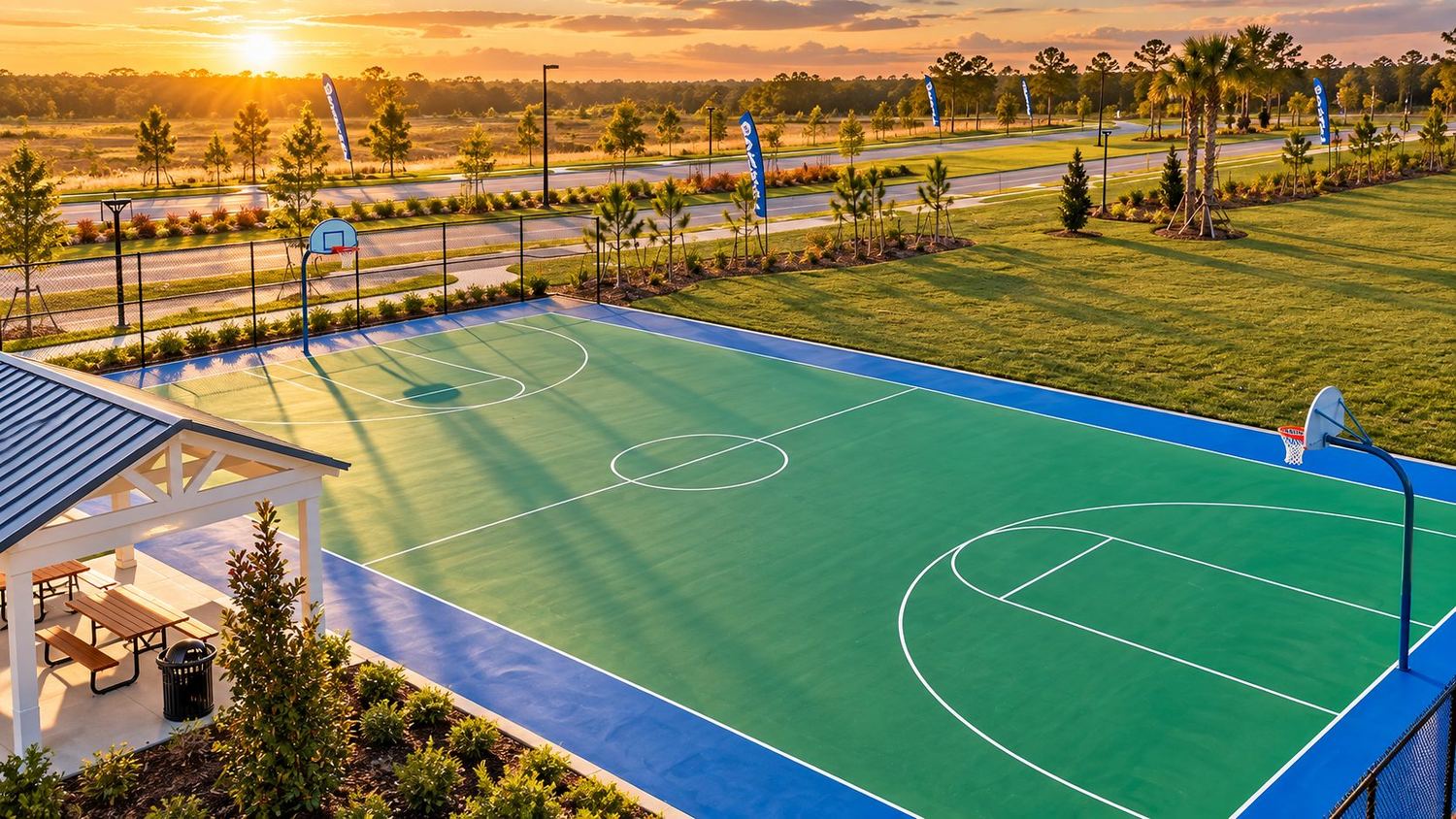 Quadra de basquete