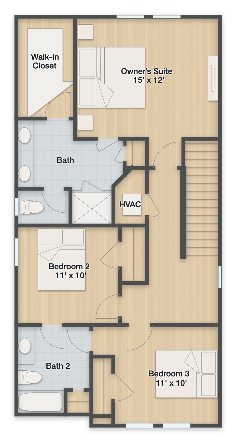 Planta Autumn · 2º andar