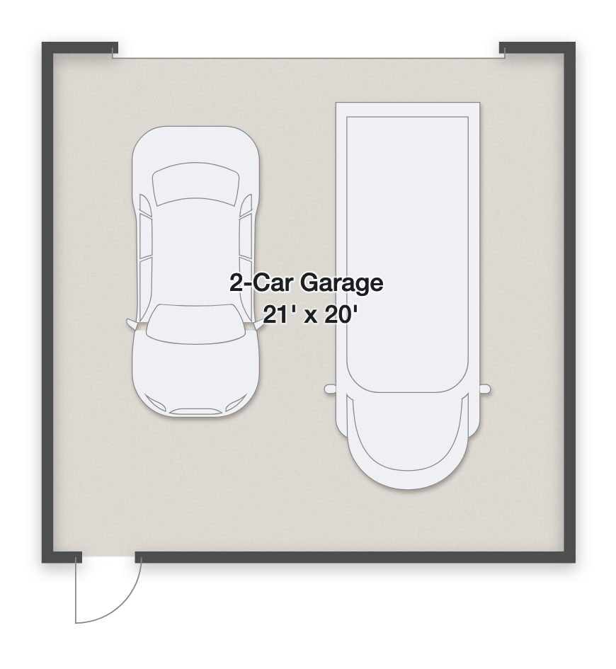 Planta Cascade · Garagem separada