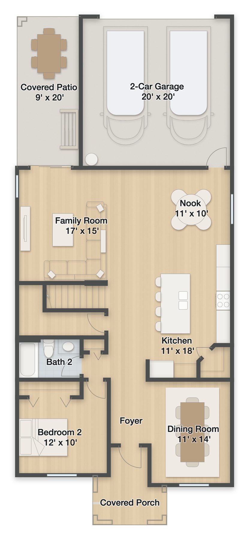 Planta Delray · 1º andar