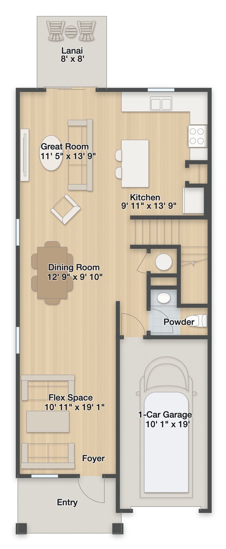 Planta Sienna · 1º andar