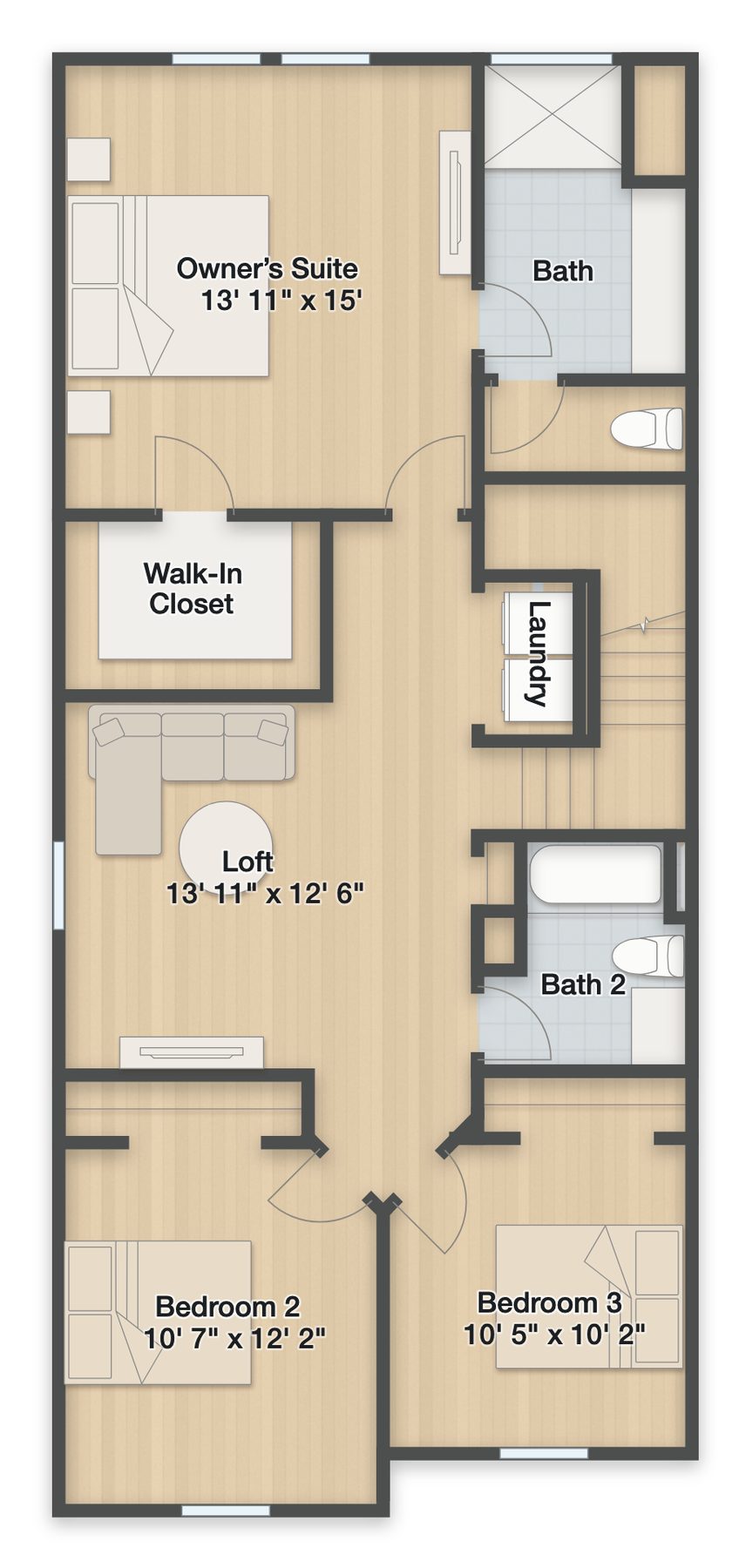 Planta Sienna · 2º andar