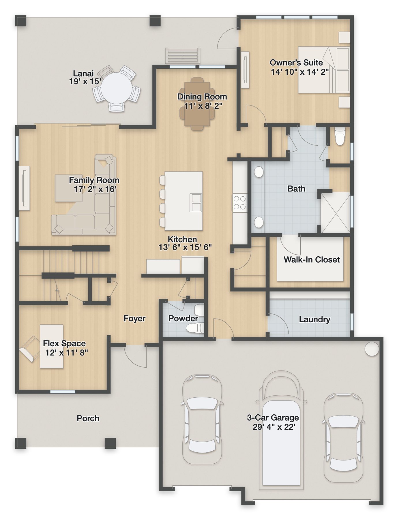 Planta Summerlin · 1º andar