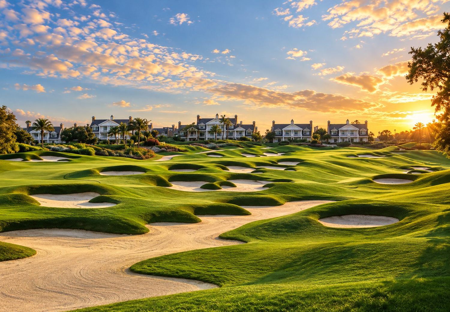 Campos de golfe na região