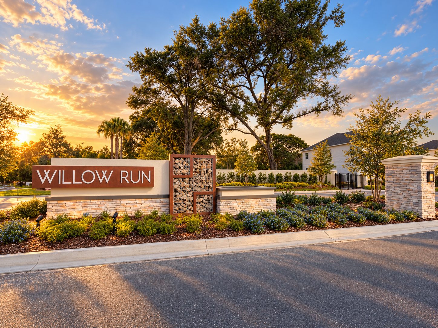 A entrada do Willow Run