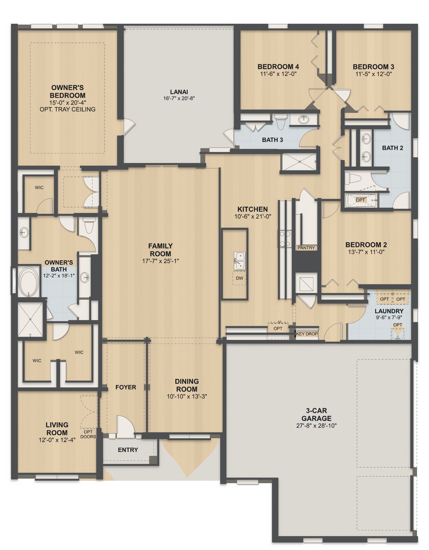 Planta Brookhaven SL · 1º andar