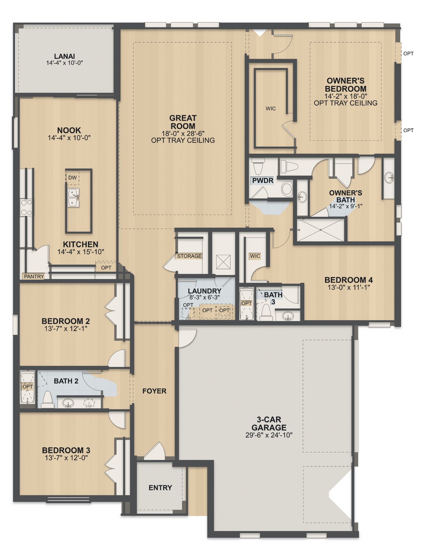 Planta Corina XL SL · 1º andar