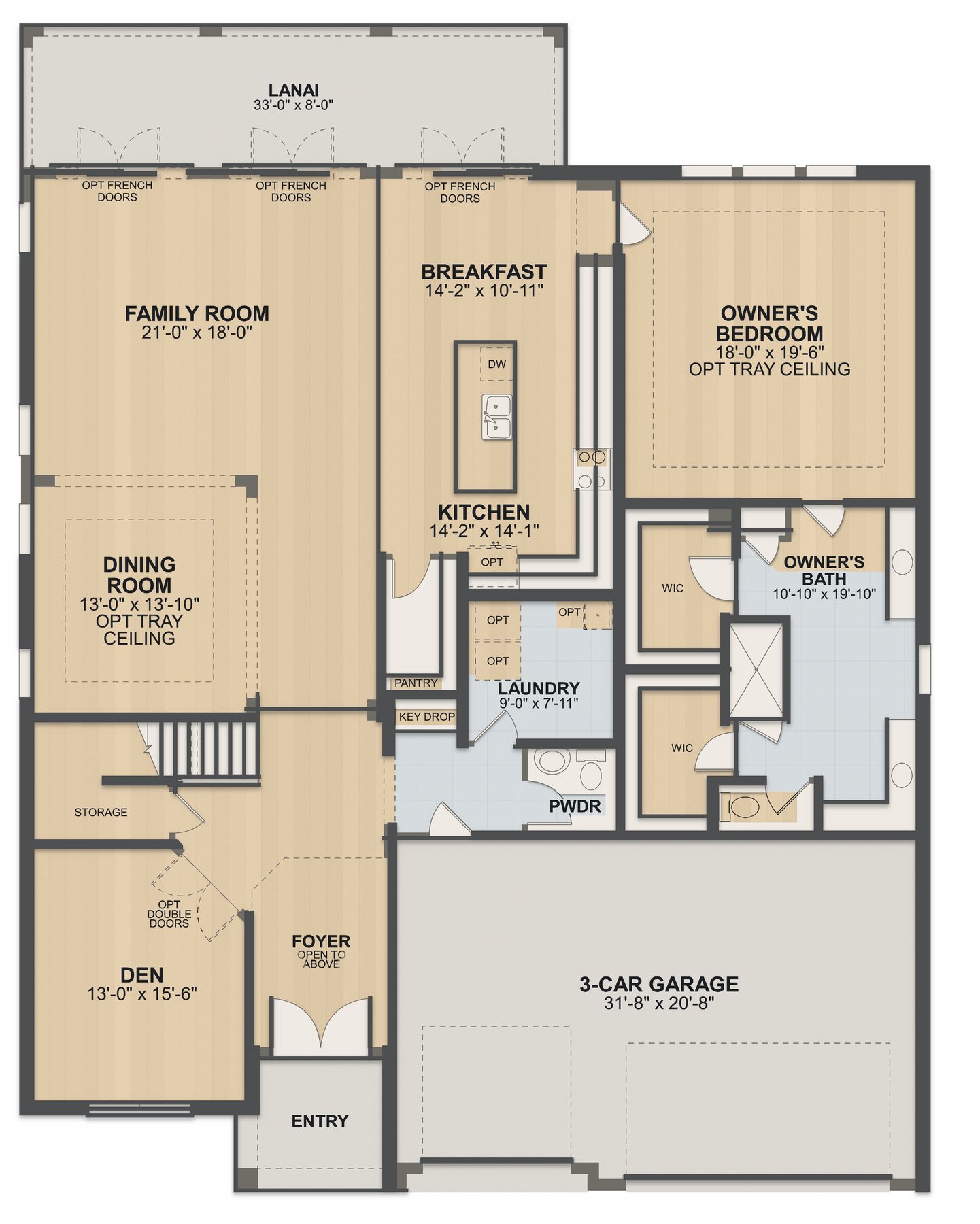 Planta Tradewinds II FL · 1º andar