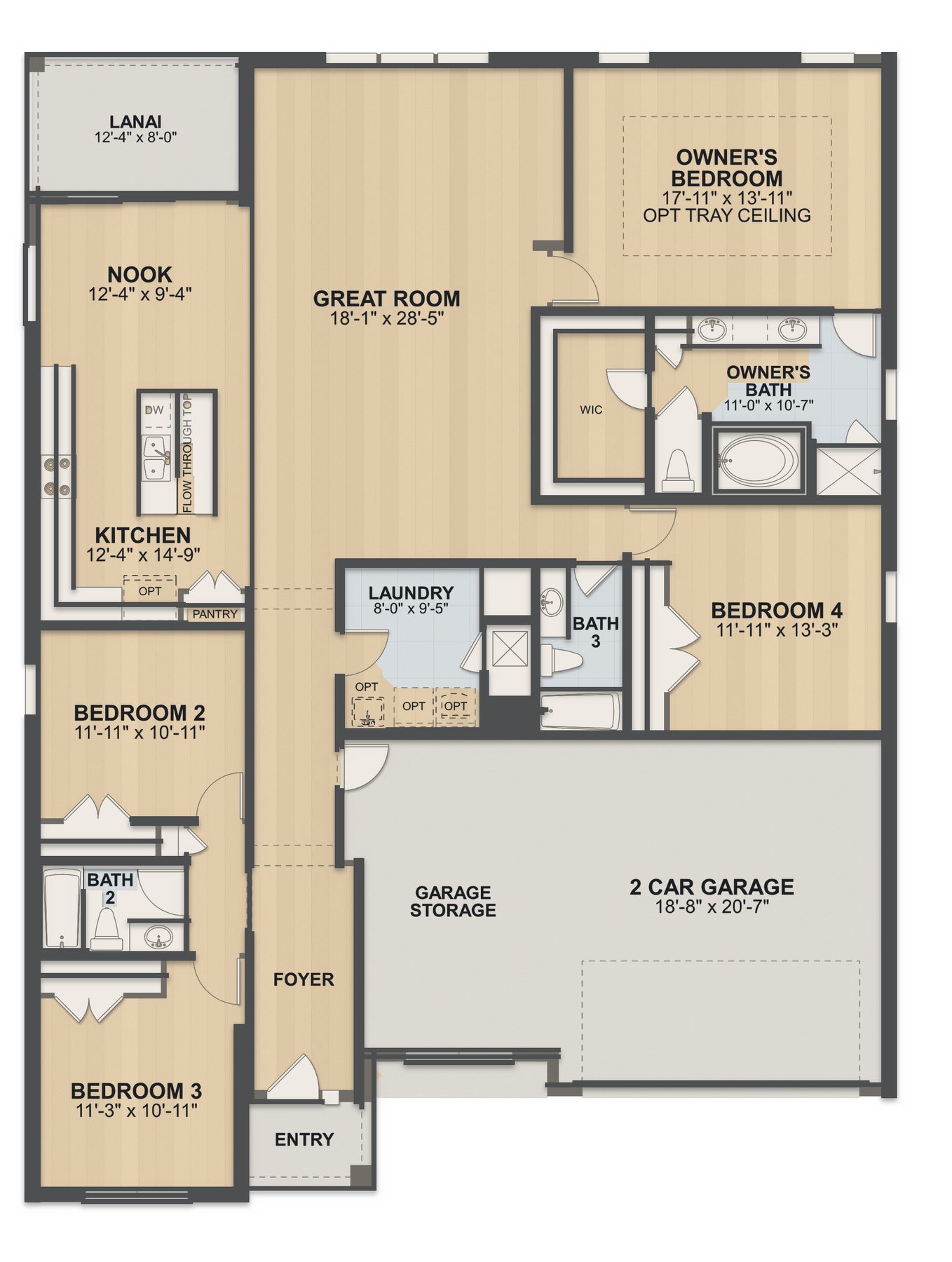 Planta Corina II · 1º andar