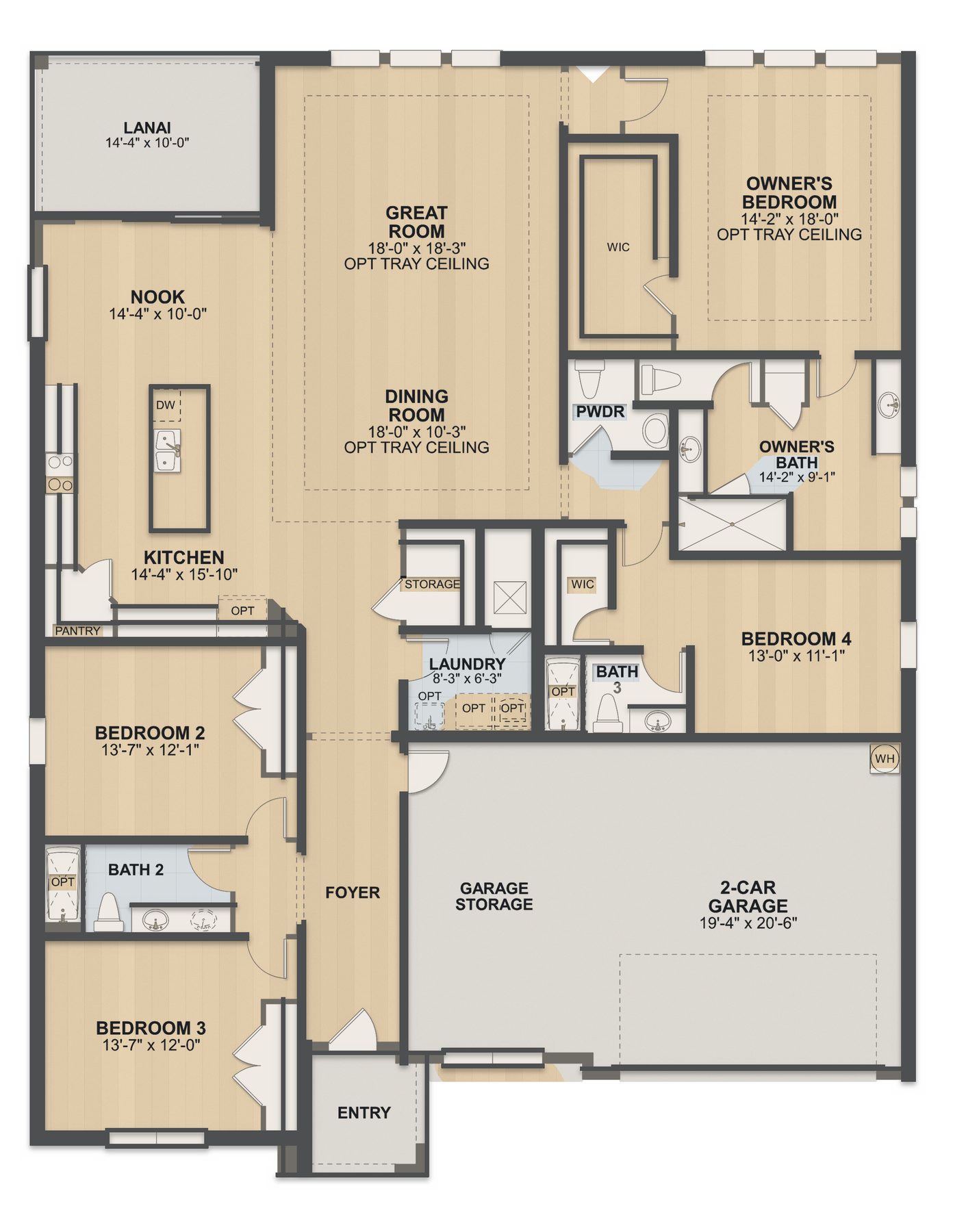 Planta Corina XL · 1º andar