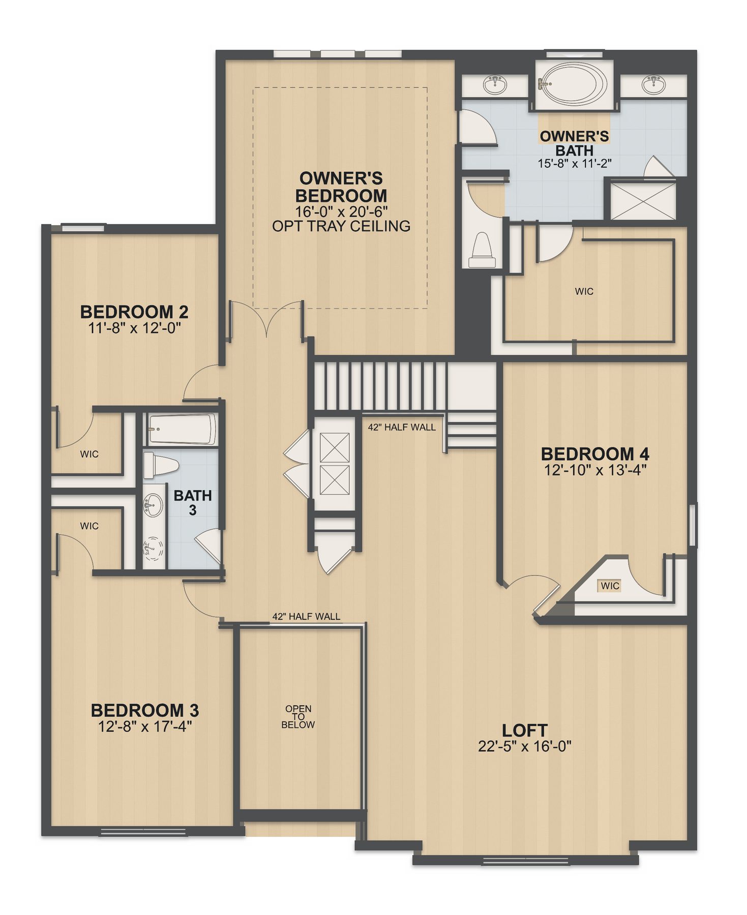 Planta Glenwood · 2º andar