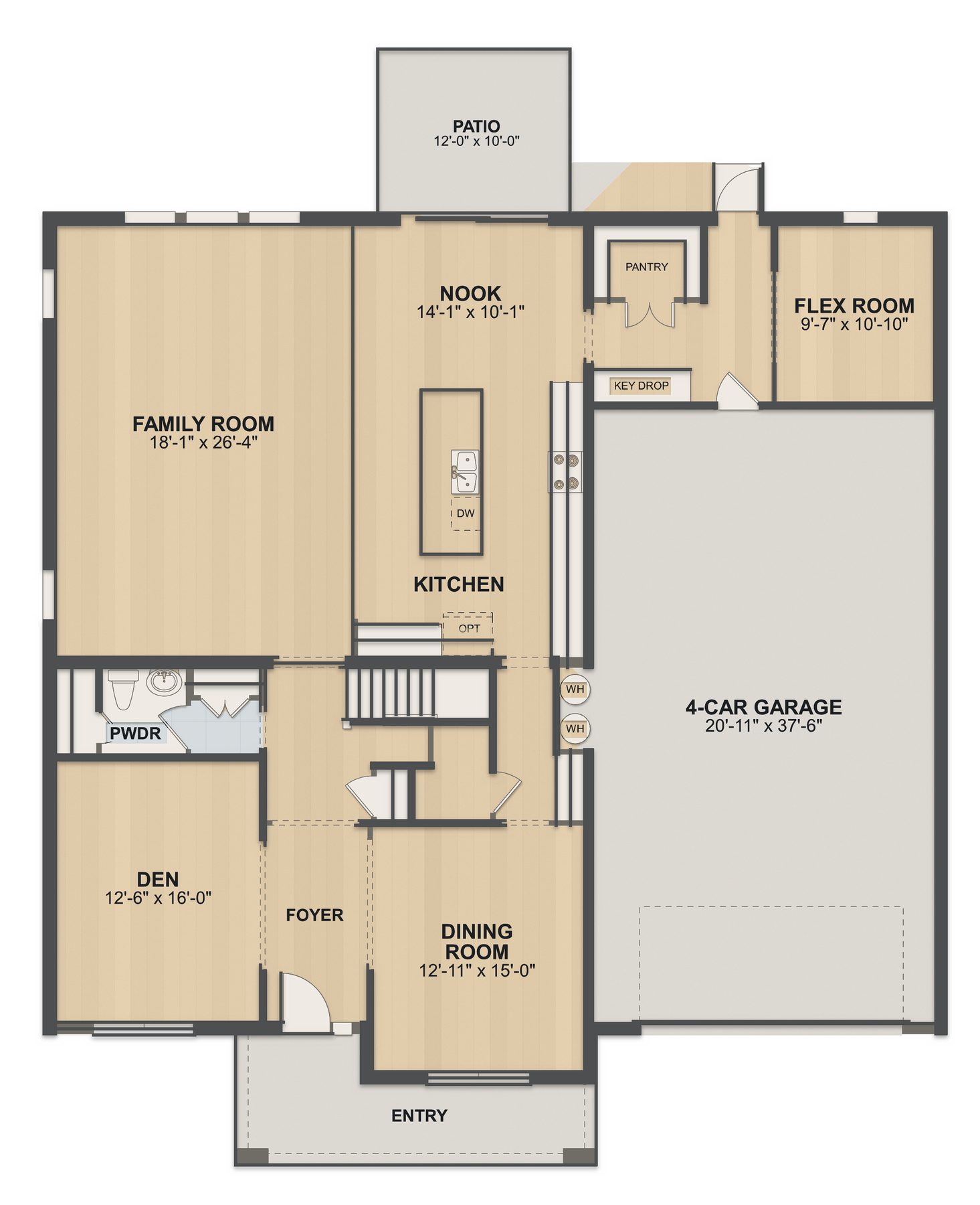 Planta Grandview FL · 1º andar