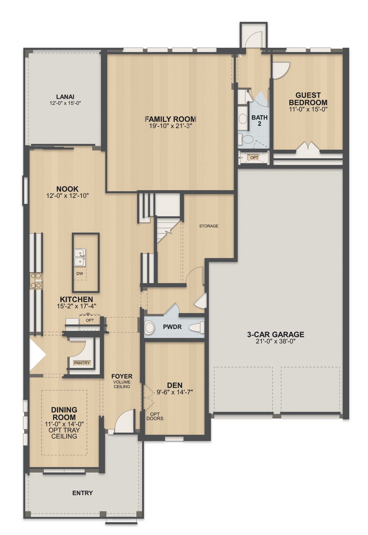 Planta Newport XL · 1º andar