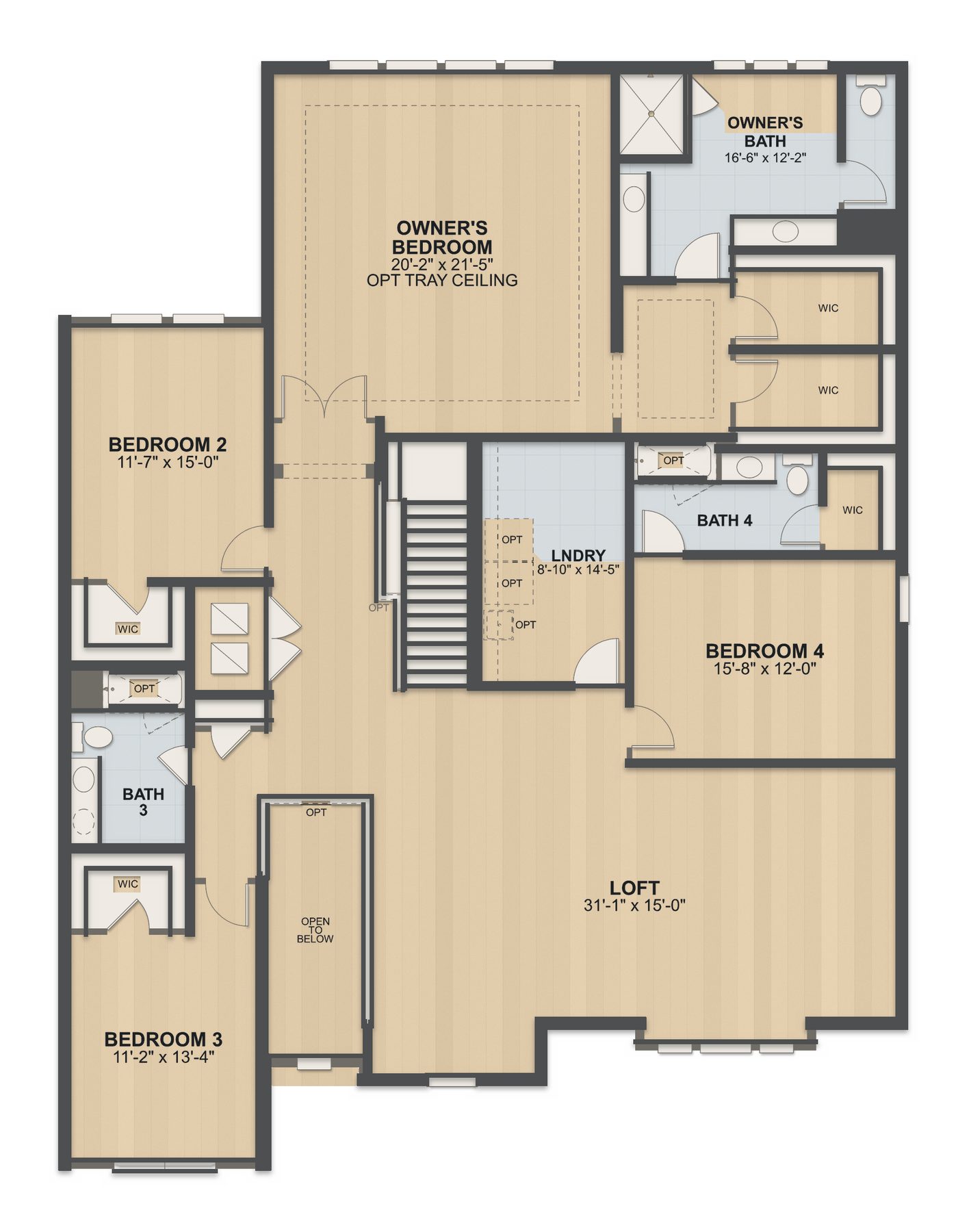 Planta Newport XL · 2º andar