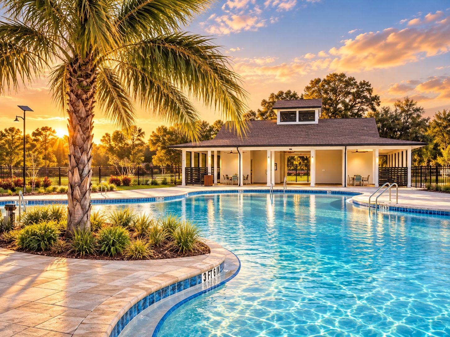Piscina e cabana